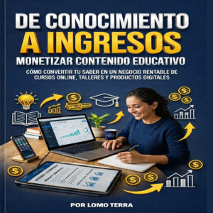 De Conocimiento a Ingresos de Monetizar Contenido Educativo