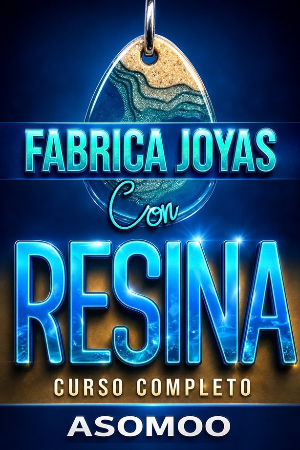 FABRICA JOYAS CON RESINA CURSO COMPLETO, CURSO COMPLETO
