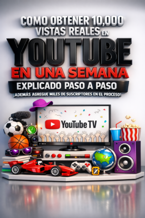 COMO OBTENER 10,000 VISTAS REALES EN YOUTUBE
