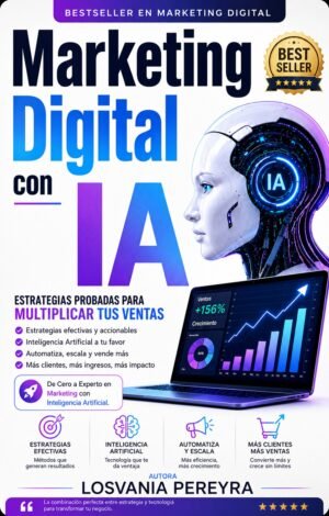 Marketing Digital con Inteligencia Artificial: Aprende a crear, automatizar y escalar estrategias de marketing utilizando herramientas de Inteligencia Artificial y aumentar tus ventas.